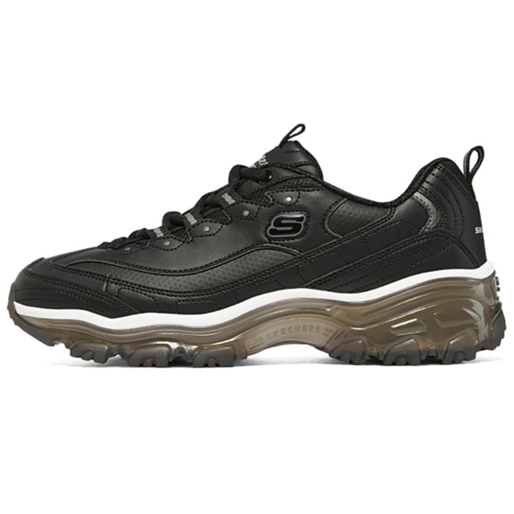 Skechers DLites Comfortable Versatile Low-Top Dad Shoes Women sneaker Black 896086-BBK 37.5