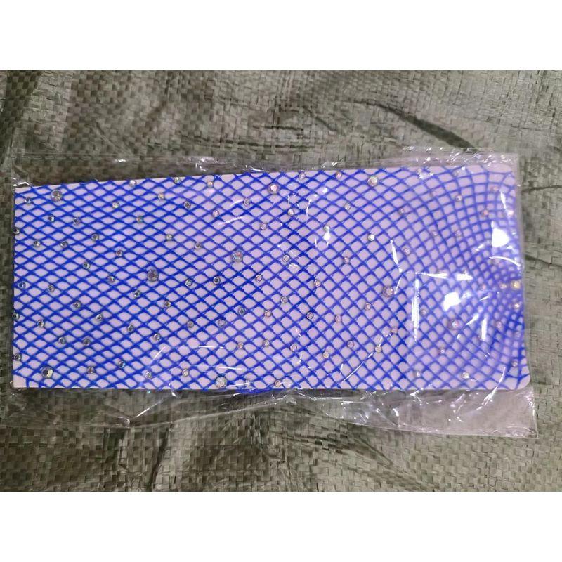 

Shiny Rhinestone Fishing Net Gloves Disco Jumping Retro Mesh High Elastic Mesh Color Diamond Gloves Electric Syllable Clothes Accessories Blue(Hot Drilling Gloves) One size
