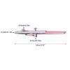 Air Brush Single Action Gravity Feed Nozzle Spray Guns Cake Decorating Brushes