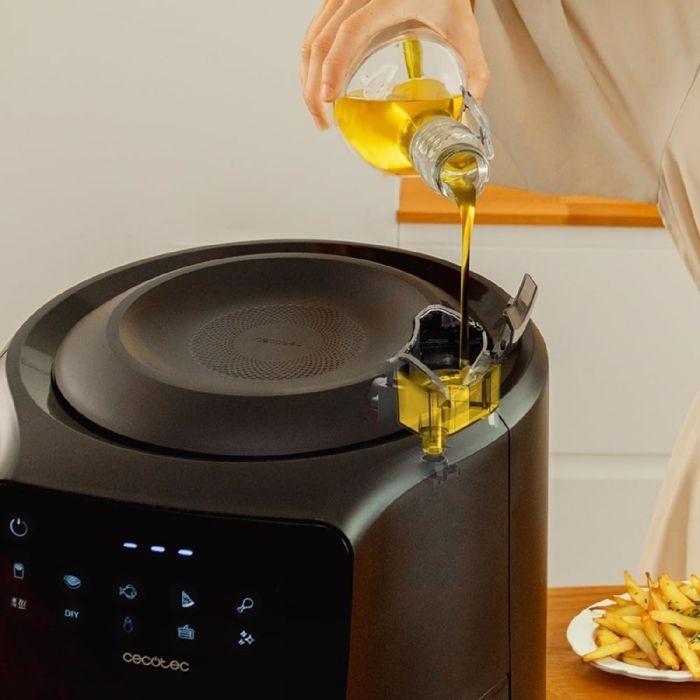 Friteuse à Air - Cecotec - Cecofry Rain - 5,5L - 1550W - Pulvérisateur d'Huile Intégré