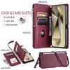 015 Style For Samsung Galaxy A15 5G/A15 4G Zipper Wallet Case Leather Phone Cover