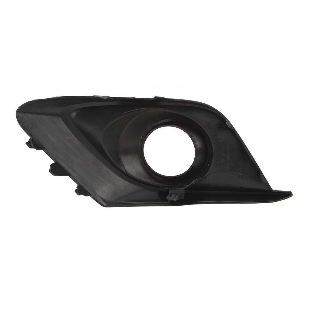 Fog Lamp Cover Black Front Bumper Foglight Cover Replacement for Mazda 3 2014 To 2016 Right: