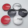 4pcs 61mm ADVAN Racing Logo Emblem Car Wheel Center Caps Wheel Hubcaps Rims Center Dust Cover Replace Car Styling Accessories
