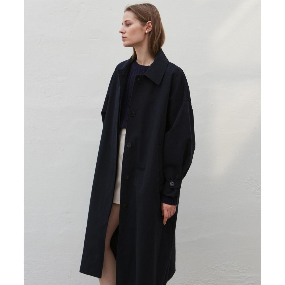 

ТРЕНЧ ОВЕРСАЙЗ С КАПЮШОНОМ NICKNICOLE ТЕМНО-СИНИЙ