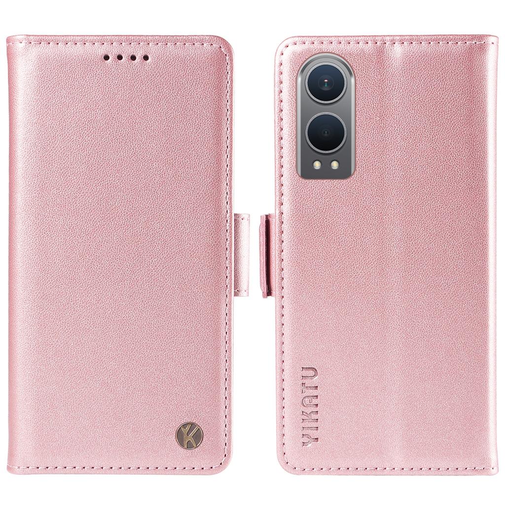 YIKATU YK-003 For OnePlus Nord CE4 Lite 5G/Oppo K12x 5G (China) Case Card Holder Stand Leather Phone Cover