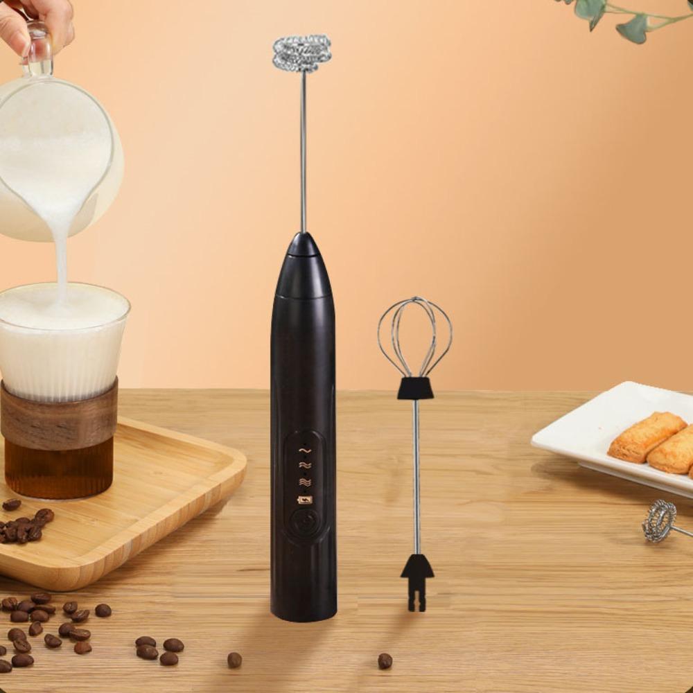 Handheld Coffee Whisk USB Rechargeable Egg Beater Drink Stirrer Electric Milk Frother  Drink