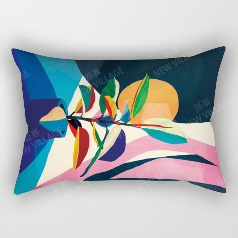 Nordic Fall Home Decor 30*50 Throw Pillow Cover Sofa Modern Abstract Geometric Boho Living Room Cushion Cover 50x70 30x50 40x60