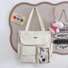 Cross-border Girls Anime Ita Bag - Large Capacity Transparent Button Shoulder Bag