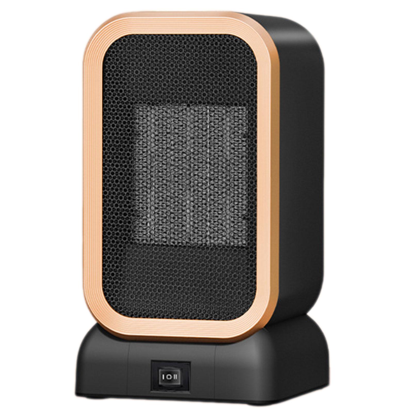 

PTCs Electric Space Heaters Energy Efficient Indoor Electric Warmer Safety-Quiet Warmth Anywhere Adjustable Thermostat EU чорний