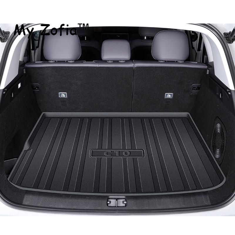 For Leapmotor C10 2024 2025 Car TPE Rear Seat Backrest Protective Pad Trunk Mat Anti-Kick Pad waterproof Interior Accessories