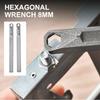 Measuring Straight Ruler Crowbars Wrench Tool  Titaniums Alloy Hard Ruler Waist Hanging Pry Rod for Outdoor Activity