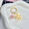 Resin Sweet Keyring Cartoon Design Korean Keychain Fashion Cute Bag Pendant  Bag Accessories