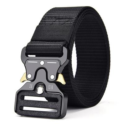 6 Cores Cinto Tático Militar Masculino Unissex Fivela Magnética Liberação Rápida Nylon Cinto Macio Cinturões para Calças de Ferramentas e Treinamento Feminino