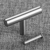 1Pc Cupboard Useful Hardware Furniture Component Drawer Wardrobe Pulls Door Knobs T-Bar Handle Stainless Steel Knobs