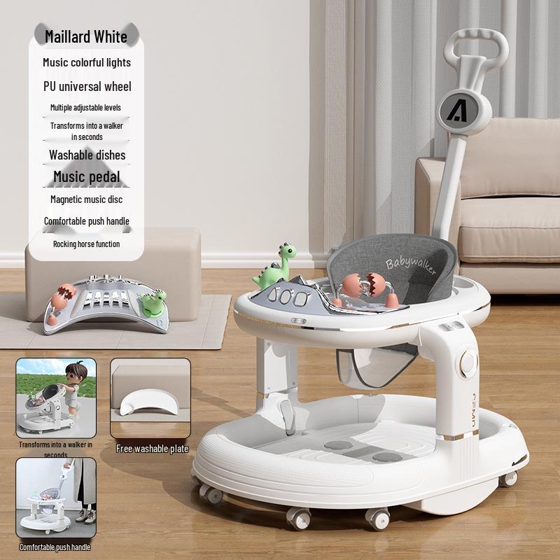 Multifunctional Baby Walker: Anti-Tip, O-Leg Prevention, Push-Assisted Learning for Boys and Girls