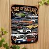 Hazzard Retro Metal Sign Vintage Decor for Home Kitchen Garage Wall