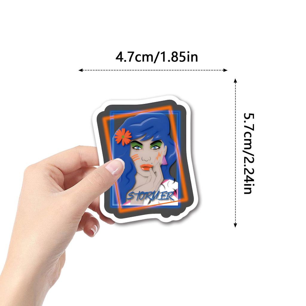 55 Jem and The Holograms Graffiti Aufkleber Dekorative Skateboard DIY Aufkleber