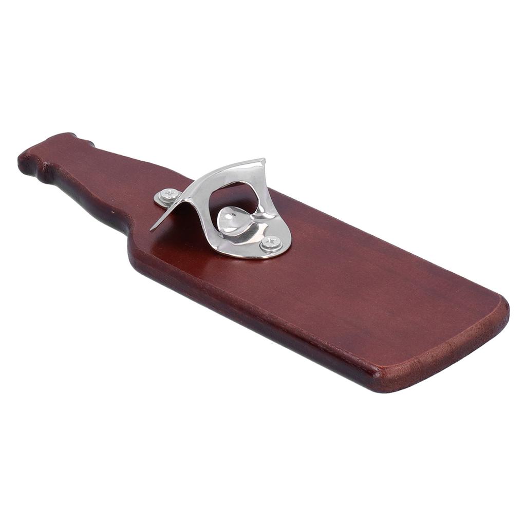 Bottle Opener Composite Wood Powerful Magnet Convenient Collection of Wine Bottle Lid Bottle Shape Beer Bottle Opener