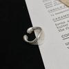Foxanry Hollow Geometric Rings For Women Couples Minimalist Creative Classic Personality Trendy Party Jewelry Accessories Gifts