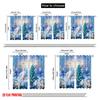 2pcs,2D Plane Printing Curtains Enchanted Peacocks Polyester (without Rod) Home Decor Use for Living Room, Bedroom & Home