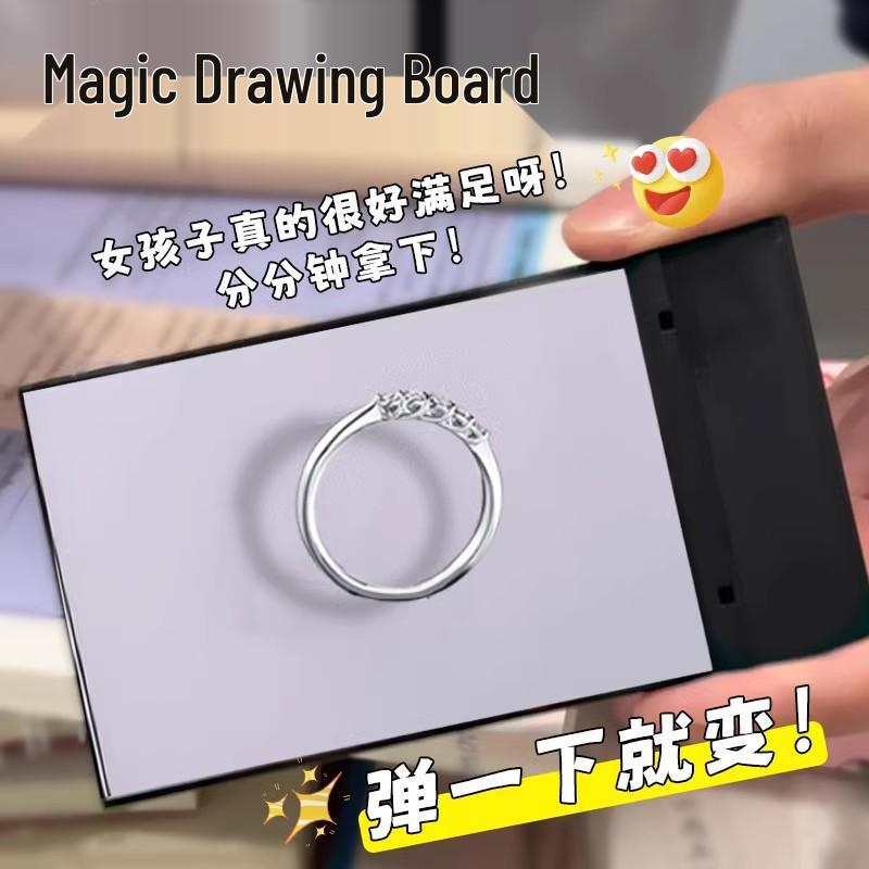 

Волшебный фото-кольцо скетчбук: Сюрприз для пар на День святого Валентина