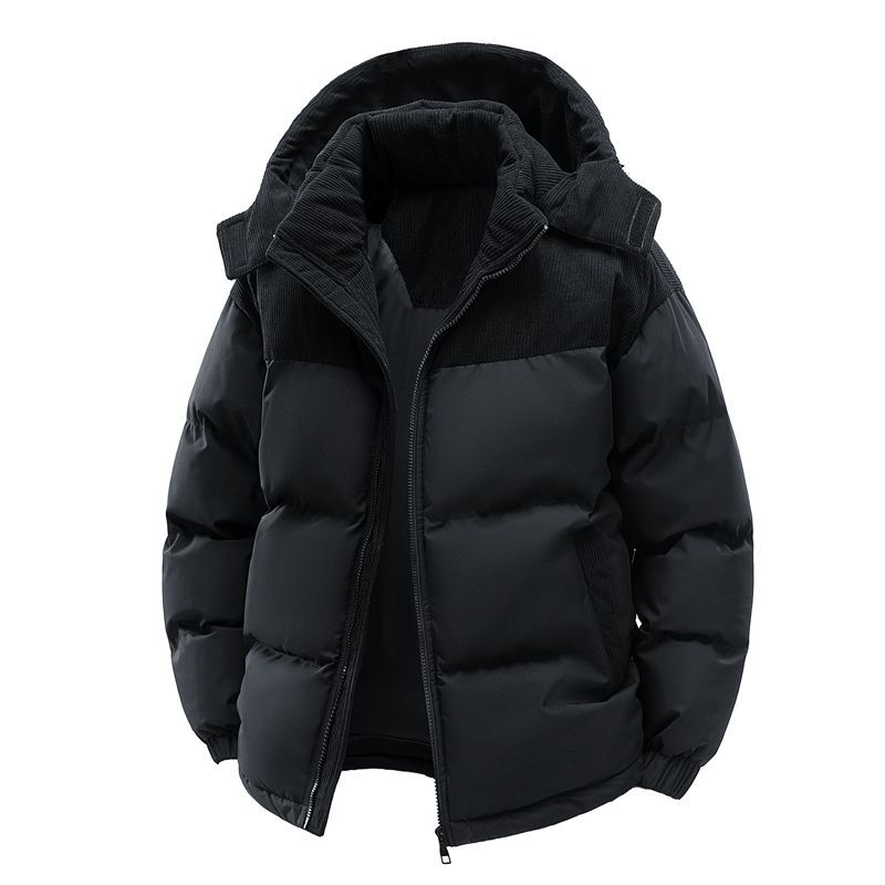 Giacca Invernale Imbottita da Uomo Giacca Imbottita Spessa Calda Giacca Casual con Cappuccio da Uomo Giacca Imbottita Versatile Giacca Imbottita Larga