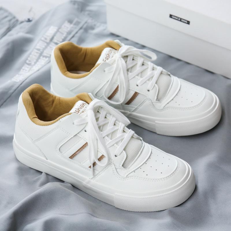 

Мужская обувь тренд 2025 лето дышащие парусиновые туфли мужские моральная подготовка универсальные белые туфли повседневные кеды мужские 44