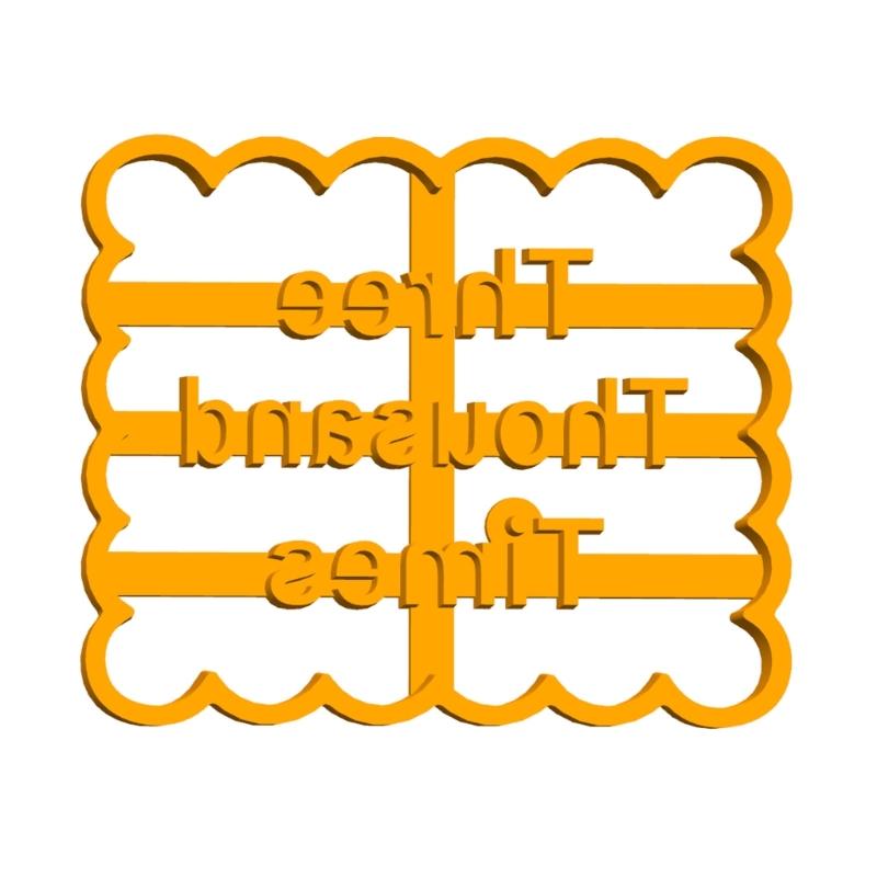 Set Of 4 ABS Cookie Molds With Blessing Messages For Home Cooks Holiday Cookie Family Fun And Creative Dessert