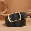 Men's PU Vintage Pin Buckle Leather Belt - Casual & Business Versatile Accessory for Jeans