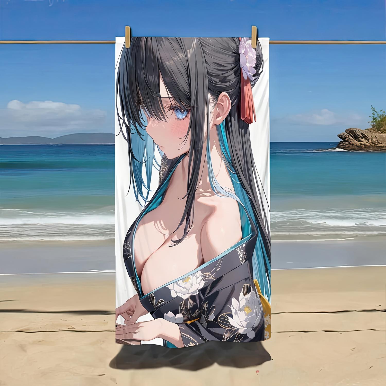 

Elegant Anime Kimono Bath Towel - Soft, Super Absorbent & Unique Design for Everyday Use & Perfect Gift for Anime Enthusiasts 50x100cm