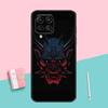 Samurai Oni Mask For Samsung Galaxy M53 M33 M32 M16 M06 M12 M55 M15 M35 M14 M34 M54 M11 M21 M31 M13 M52 Case