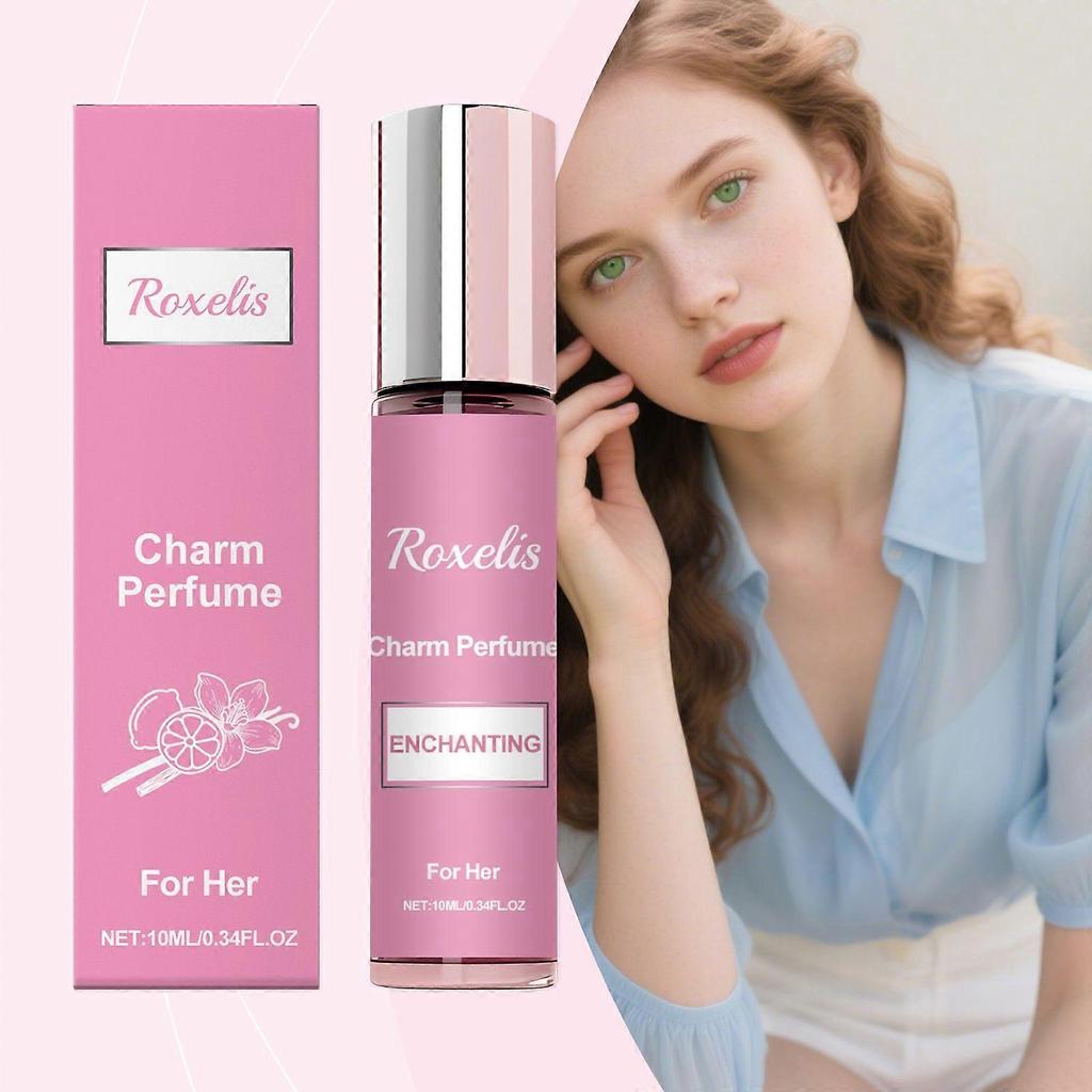 Roxelis Vanilla Lemon Charm Roll-On Perfume - Gentle, Natural, Portable Fragrance That Exudes Charm, Easy-To-Use Roll-On Perfume
