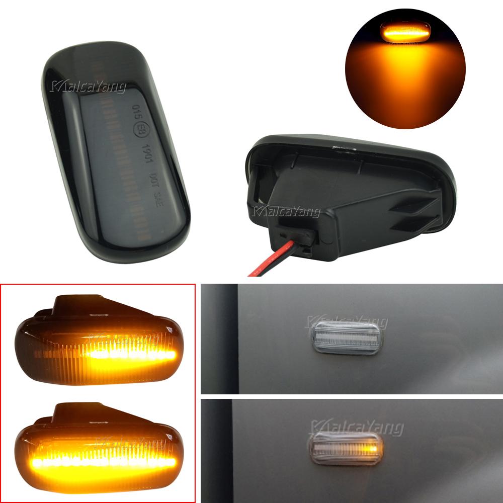 Auto Parts Side Marker Lamp Dynamic LED Turn Signal Lights for Honda CRV Accord Civic Jazz Fit Stream Integra DC5 Odyssey Acura