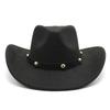 Gekrempelter 9,5 cm großer Eaves Pfirsichherz Wollhut Männer und Frauen Panama Klassischer Jazz Zeremonie