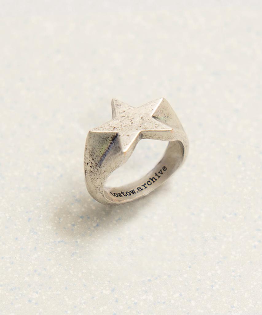 Towtow Archive Star Floral Ring Set Silver