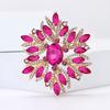 Women Glass Brooch Rhinestone Shining Boutique Decoration Badges Pins