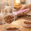 Multi-functional Cat Food Scoop Clear Scale Cat Food Measuring Spoon Pet Food Spoon  Dry Pet Food