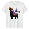 Little Witch Unisexs TShirt Cute Llama Skeleton Halloween Gift For Her
