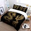 Golden Dragon and Phoenix. Bedding Sets Duvet Cover Sets Duvet Covers Pillowcases(1 * Duvet Cover 2 * Pillowcases Without Duvet Insert)