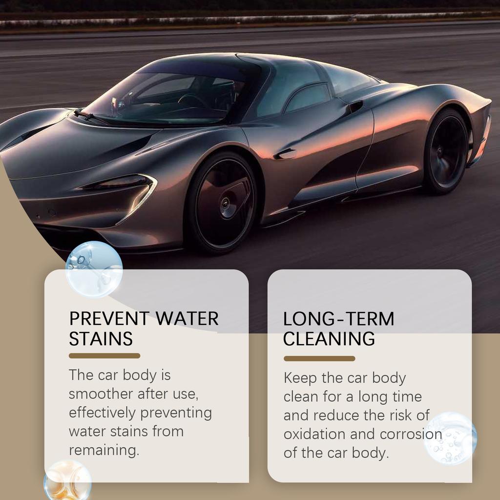 Waterless Car Wash Coating Agent, Car Cleaning, Stain Removal, And Polishing. 120ML