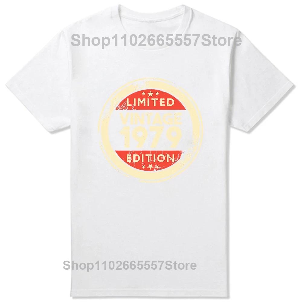 Made In 1979 Limited Edition 45 Years Of Being Awesome T Shirts Gifts Cotton Summer Tees Tops Unisexs Short Sleeve Tshirt