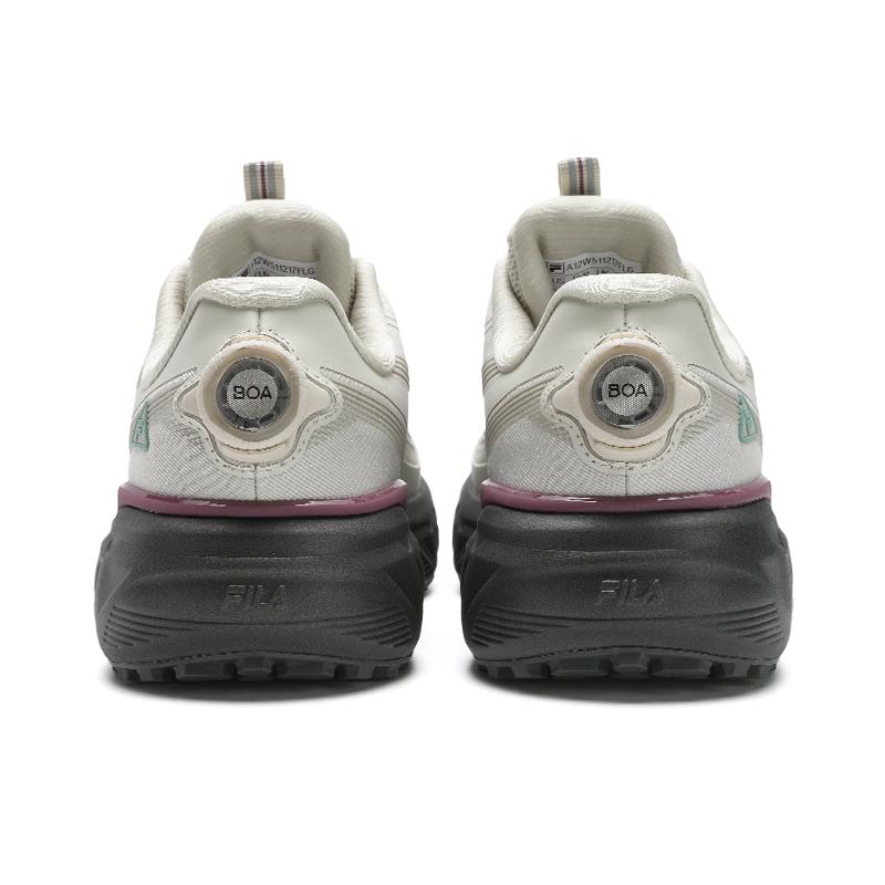 Fila Boa Explorer Comfortable Versatile Low-Top Casual Trail Running Shoes Women Sneaker White A12W511217FLG
