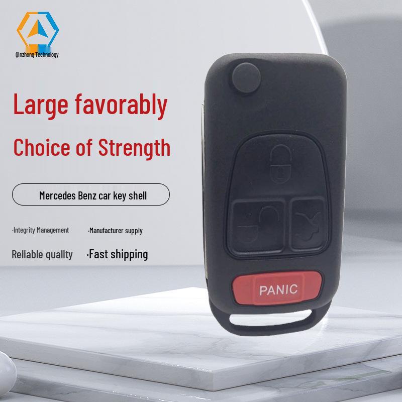 

Mercedes-Benz 3+1 Button Folding Car Key Shell