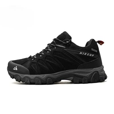 High Quality Leather Hiking Shoes Durable Outdoor Sport Men Trekking Leather Shoes Lace-Up Climbing Hunting Sneakers