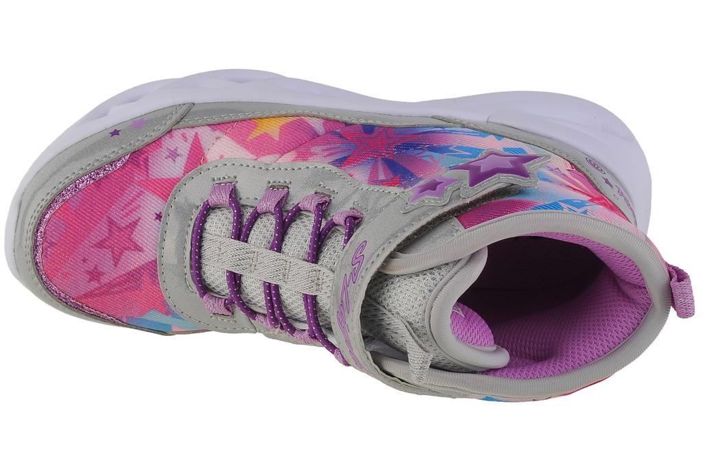 Skechers Twisty Brights - Sweet Starz, pentru Cizme de iarnă argintii Girl