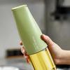 500ml Glass Oil Bottle Tank Automatic Cap and Leakproof Olive Oil Dispenser Camping BBQ Baking Soy Sauce Container Pot Jar Bottl