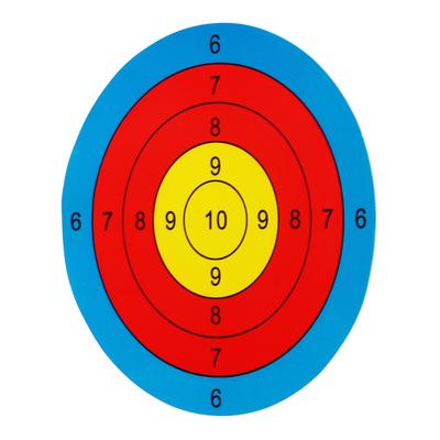 100PCS Paper Archery Targets 3in Portable Bright Color Adhesive Target Paper for Outdoor Bow Arrow