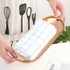Edelstahl Nordic Oval Handtuch Tablett Lagerung Tablett Perfekte für Snack Kosmetik Schmuck(Kupfer)