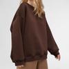 2026 Women's Clothes Solid Color Round Neck Loose Basic Style Long-sleeved Sweater Top