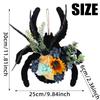 Artificial Spider Door Sign Creative Halloween Door Wreath Halloween Door Decorations  Indoor Decor